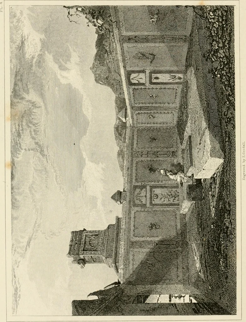 An illustration from Pompeiana : the topography, edifices, and ornaments of Pompeii, 1852, leaf 125