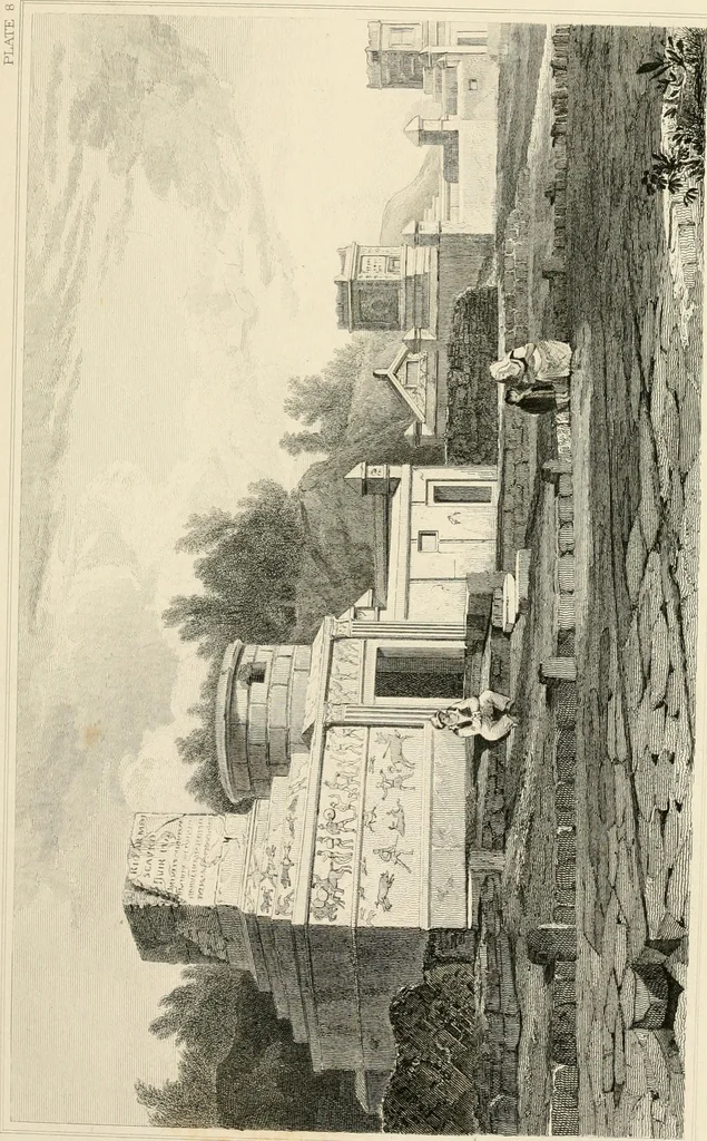 An illustration from Pompeiana : the topography, edifices, and ornaments of Pompeii, 1852, leaf 134