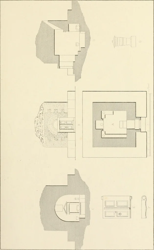 An illustration from Pompeiana : the topography, edifices, and ornaments of Pompeii, 1852, leaf 140