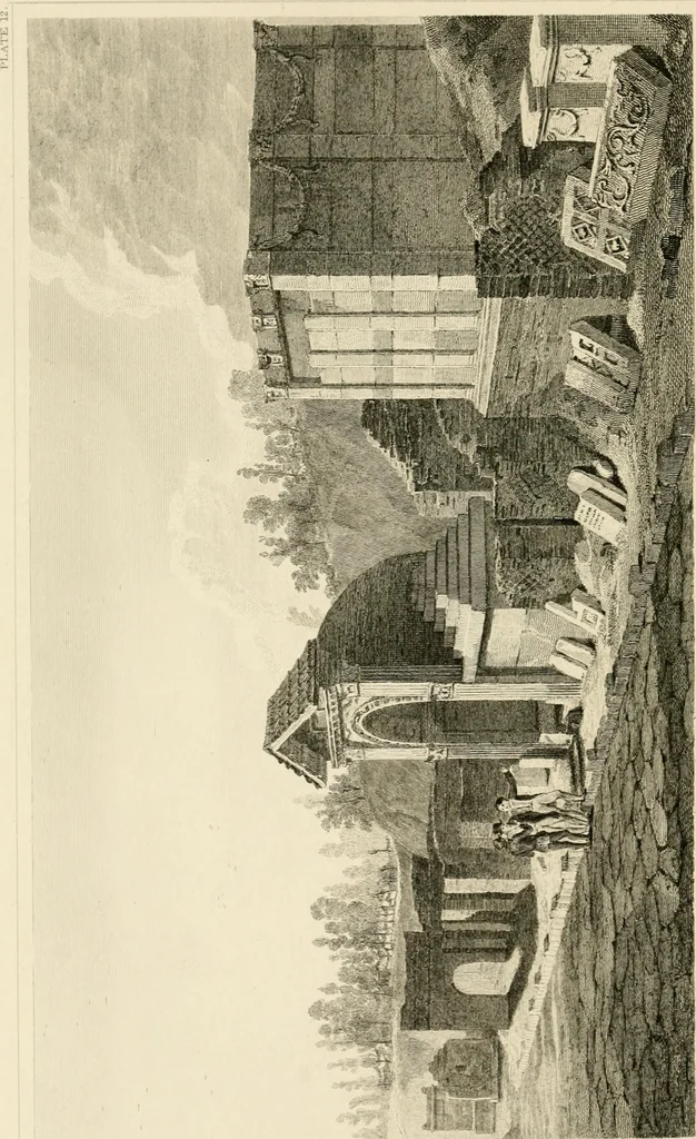 An illustration from Pompeiana : the topography, edifices, and ornaments of Pompeii, 1852, leaf 145
