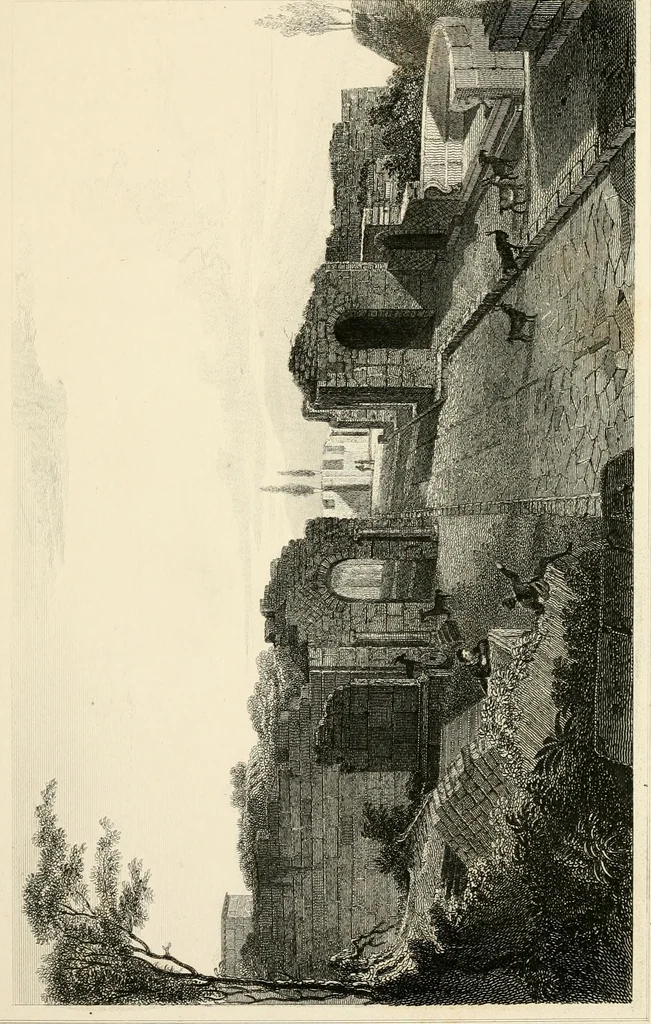 An illustration from Pompeiana : the topography, edifices, and ornaments of Pompeii, 1852, leaf 156