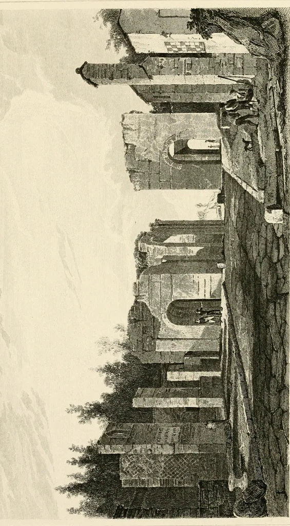 An illustration from Pompeiana : the topography, edifices, and ornaments of Pompeii, 1852, leaf 158