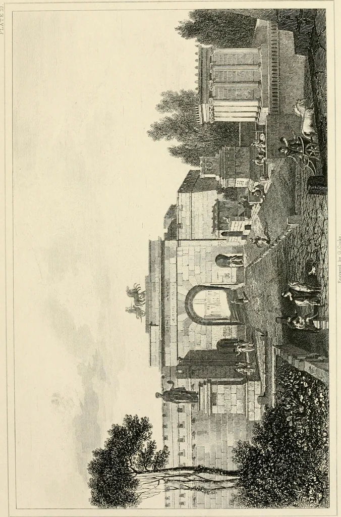 An illustration from Pompeiana : the topography, edifices, and ornaments of Pompeii, 1852, leaf 172