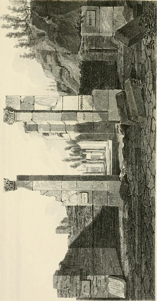 An illustration from Pompeiana : the topography, edifices, and ornaments of Pompeii, 1852, leaf 240