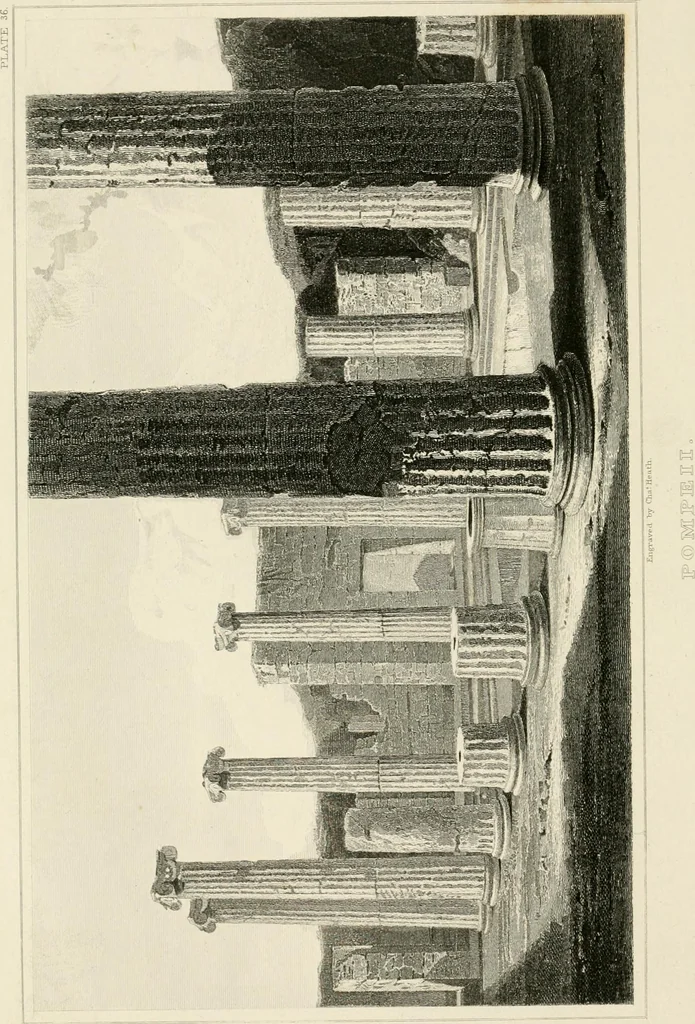 An illustration from Pompeiana : the topography, edifices, and ornaments of Pompeii, 1852, leaf 243