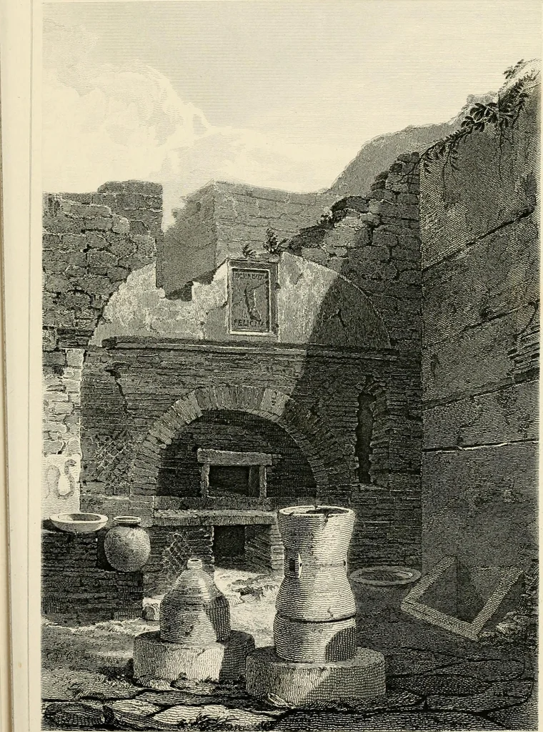 An illustration from Pompeiana : the topography, edifices, and ornaments of Pompeii, 1852, leaf 248