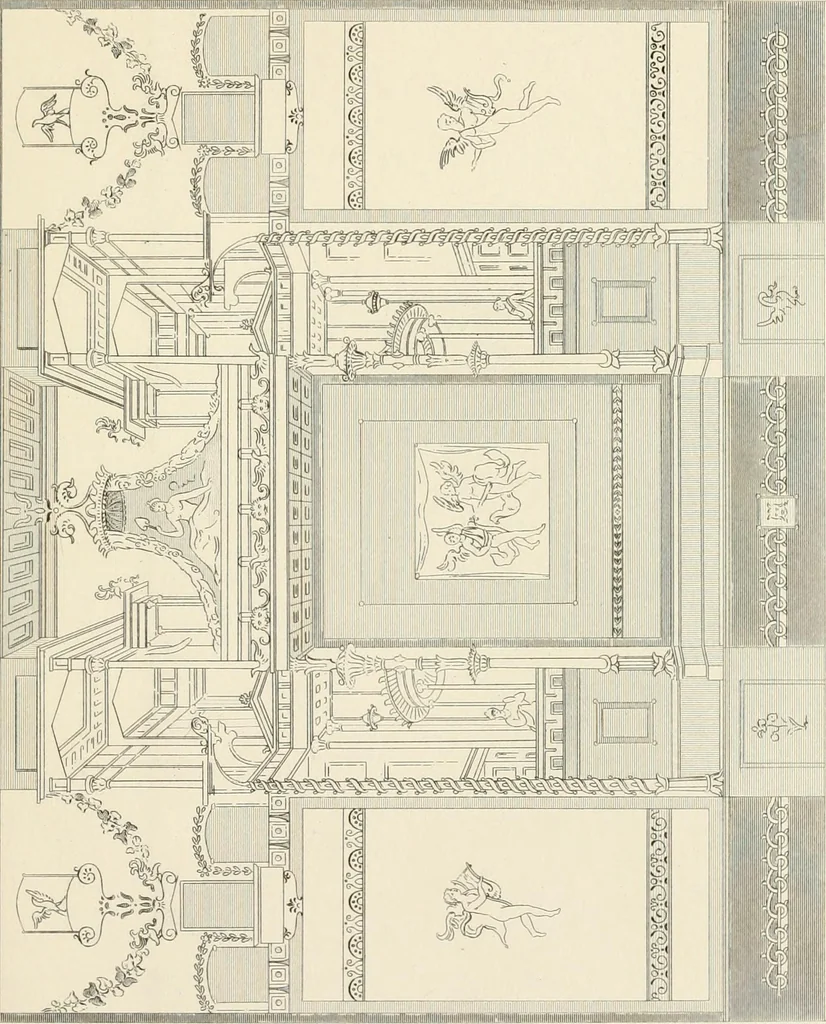 An illustration from Pompeiana : the topography, edifices, and ornaments of Pompeii, 1852, leaf 254