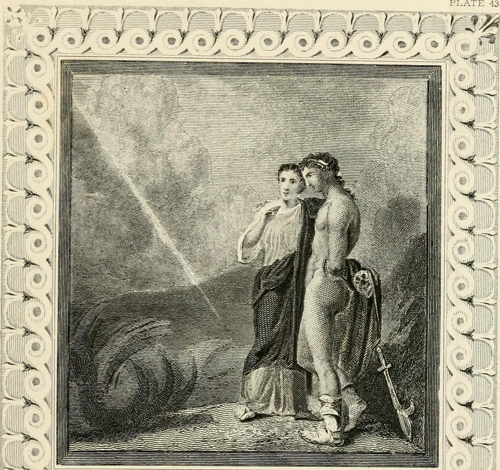 An illustration from Pompeiana : the topography, edifices, and ornaments of Pompeii, 1852, leaf 264