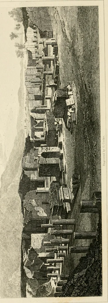 An illustration from Pompeiana : the topography, edifices, and ornaments of Pompeii, 1852, leaf 287