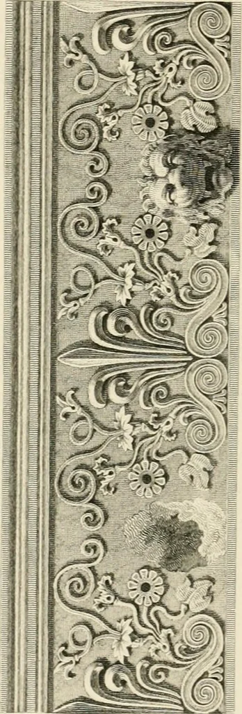 An illustration from Pompeiana : the topography, edifices, and ornaments of Pompeii, 1852, leaf 299