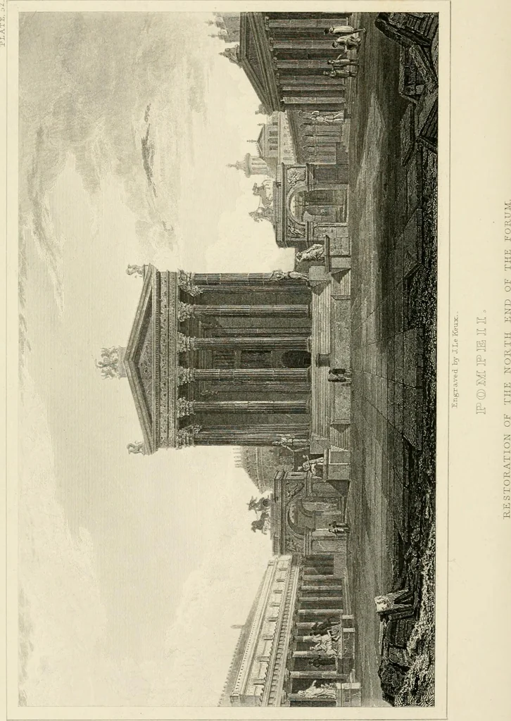 An illustration from Pompeiana : the topography, edifices, and ornaments of Pompeii, 1852, leaf 309