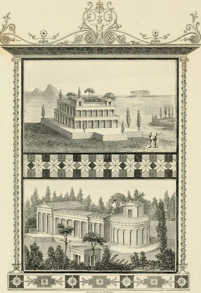 An illustration from Pompeiana : the topography, edifices, and ornaments of Pompeii, 1852, leaf 317