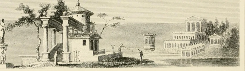 An illustration from Pompeiana : the topography, edifices, and ornaments of Pompeii, 1852, leaf 323