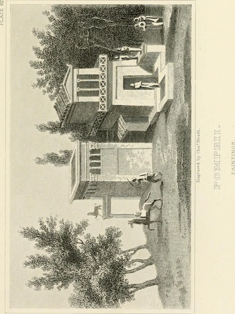 An illustration from Pompeiana : the topography, edifices, and ornaments of Pompeii, 1852, leaf 330