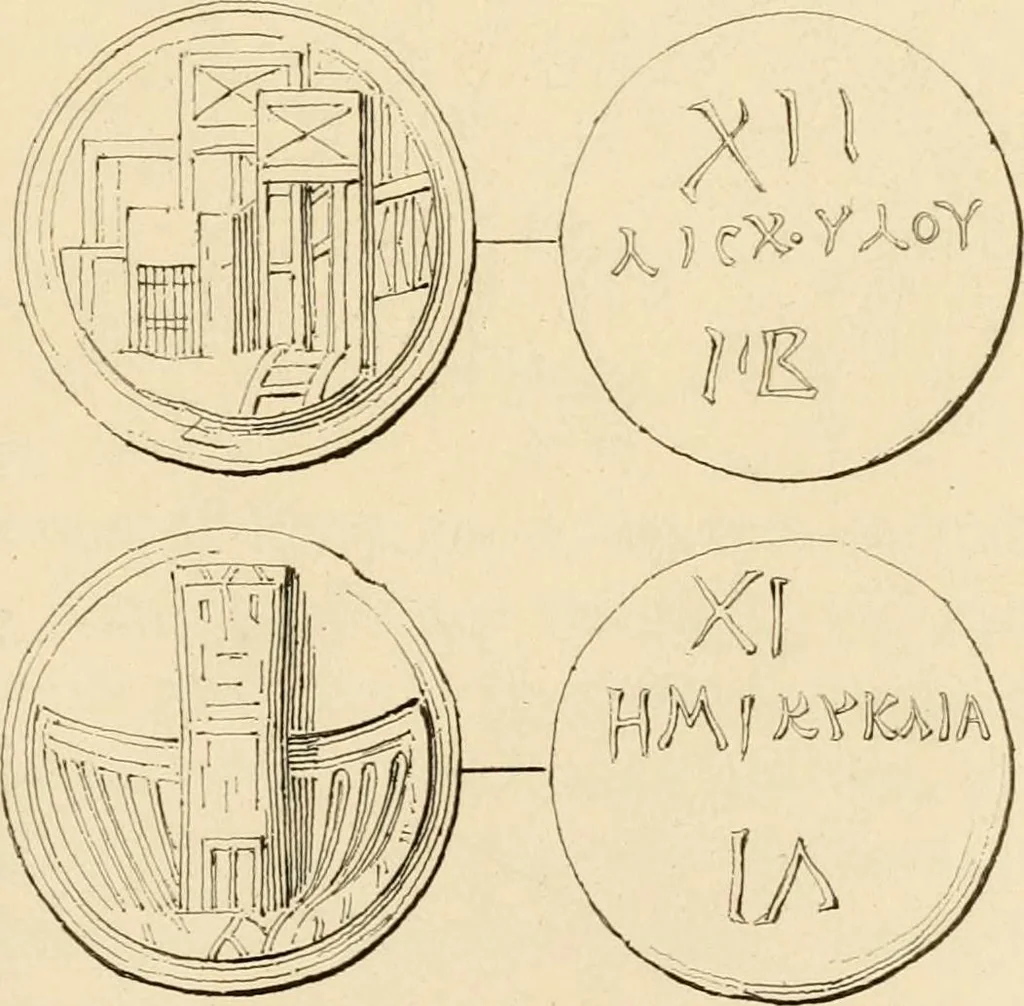 An illustration from Pompeiana : the topography, edifices, and ornaments of Pompeii, 1852, leaf 334