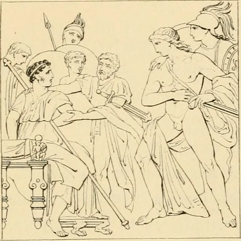 An illustration from Pompeiana : the topography, edifices, and ornaments of Pompeii, 1852, leaf 336