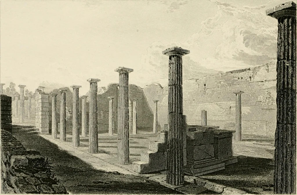 An illustration from Pompeiana : the topography, edifices, and ornaments of Pompeii, 1852, leaf 377
