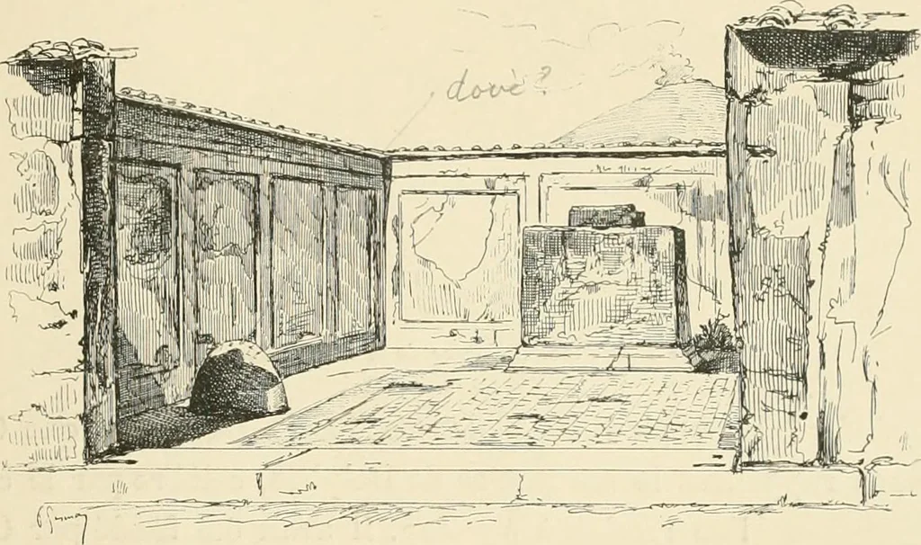 An illustration from Pompei : la ville, les moeurs, les arts, 1899, leaf 106