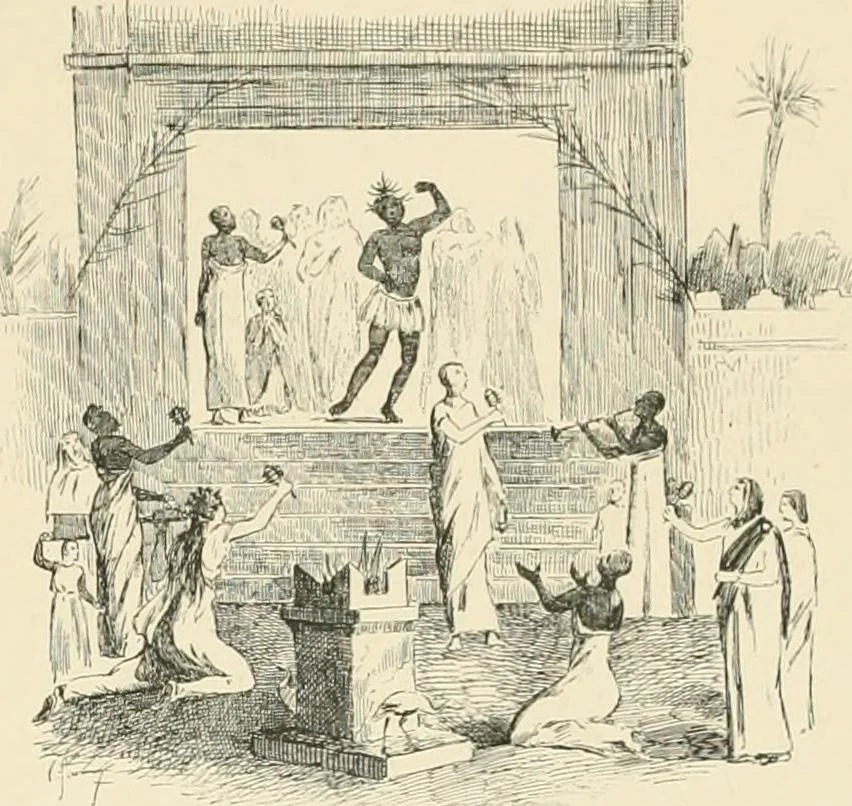 An illustration from Pompei : la ville, les moeurs, les arts, 1899, leaf 118