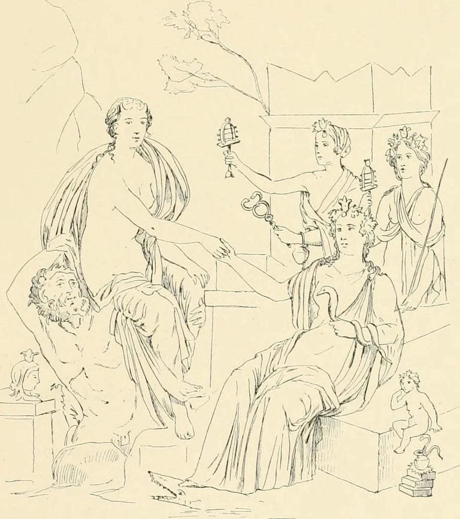 An illustration from Pompei : la ville, les moeurs, les arts, 1899, leaf 120