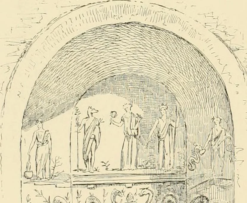 An illustration from Pompei : la ville, les moeurs, les arts, 1899, leaf 121