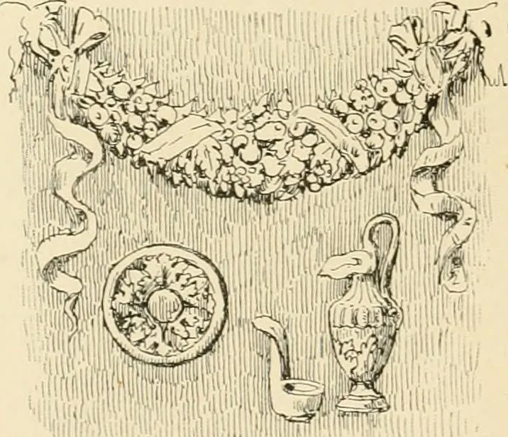 An illustration from Pompei : la ville, les moeurs, les arts, 1899, leaf 133