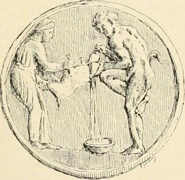An illustration from Pompei : la ville, les moeurs, les arts, 1899, leaf 134