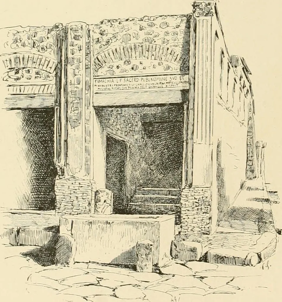An illustration from Pompei : la ville, les moeurs, les arts, 1899, leaf 141
