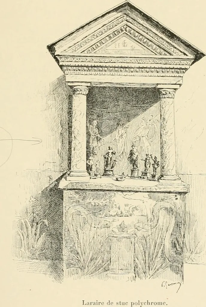 An illustration from Pompei : la ville, les moeurs, les arts, 1899, leaf 158