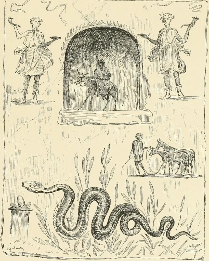 An illustration from Pompei : la ville, les moeurs, les arts, 1899, leaf 162