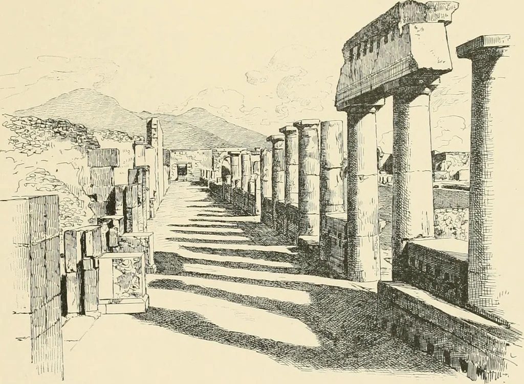 An illustration from Pompei : la ville, les moeurs, les arts, 1899, leaf 182