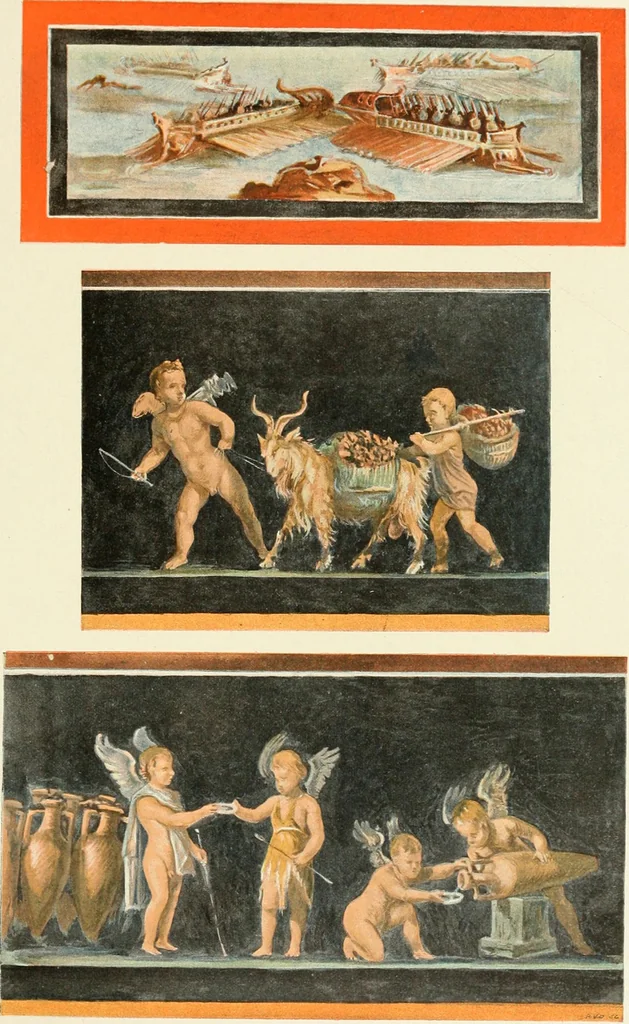 An illustration from Pompei : la ville, les moeurs, les arts, 1899, leaf 184