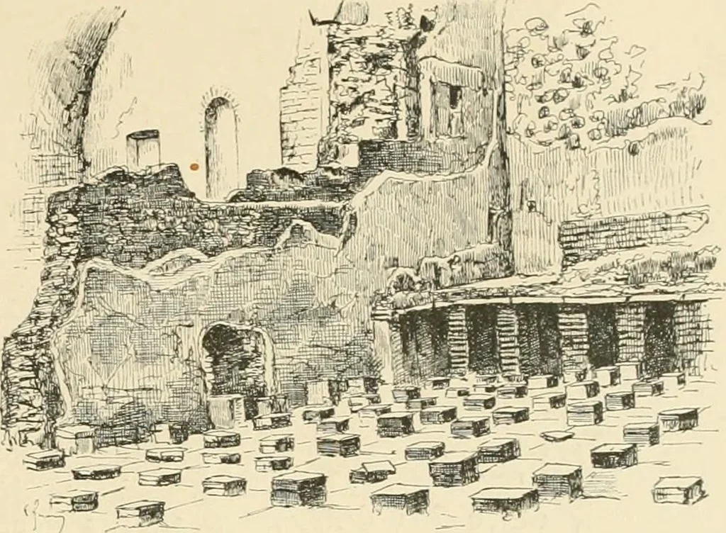An illustration from Pompei : la ville, les moeurs, les arts, 1899, leaf 196