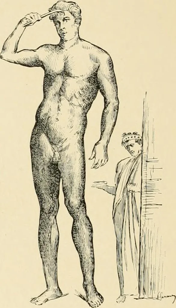 An illustration from Pompei : la ville, les moeurs, les arts, 1899, leaf 199