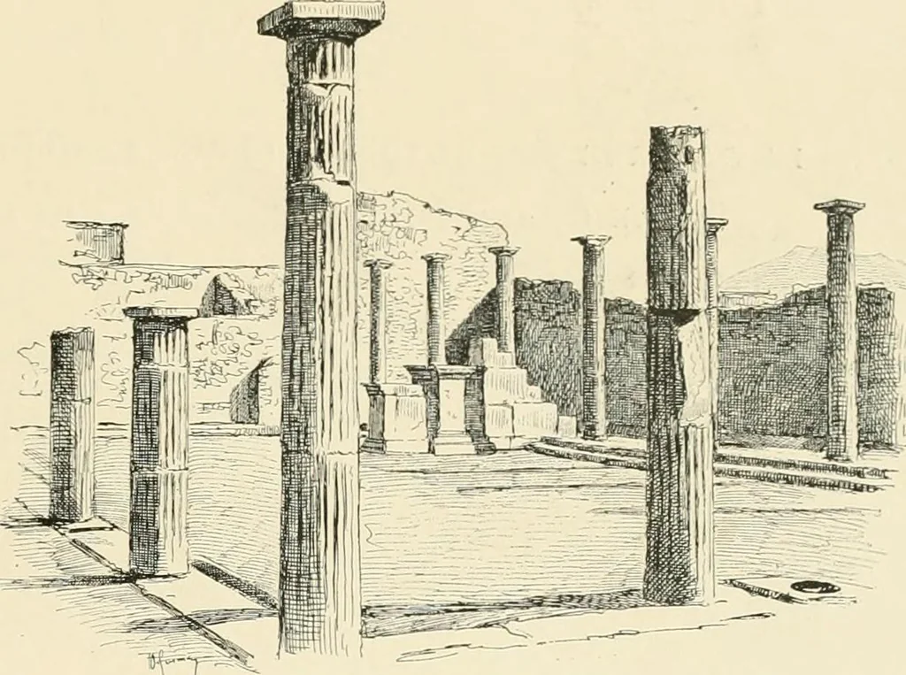 An illustration from Pompei : la ville, les moeurs, les arts, 1899, leaf 200