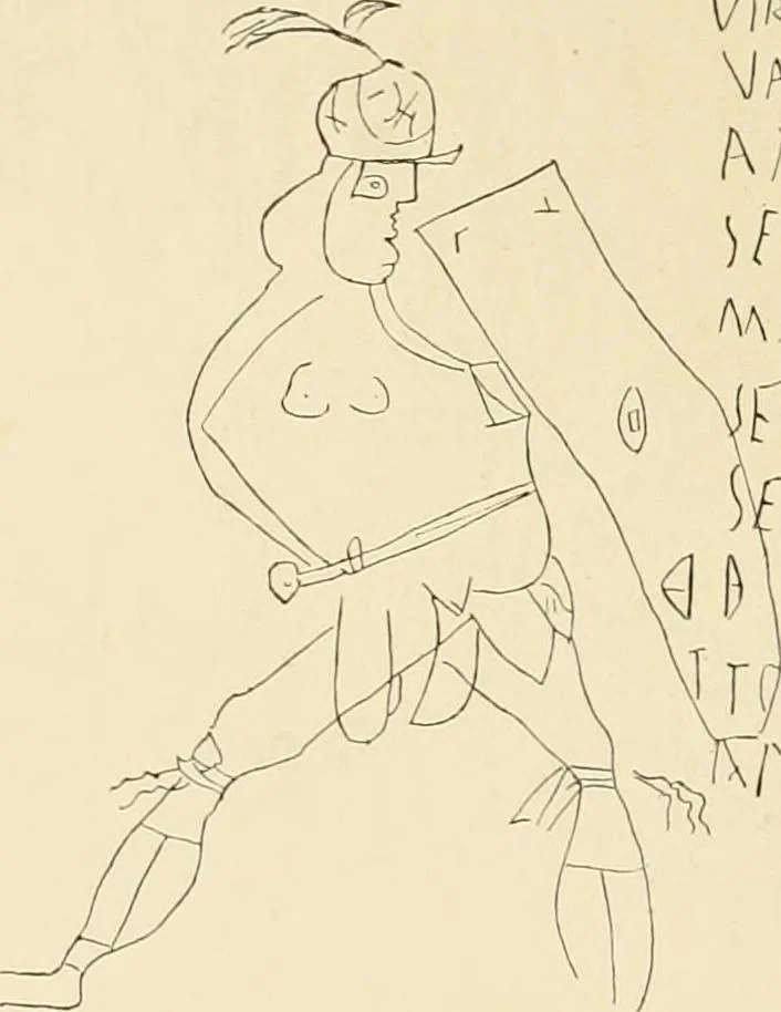 An illustration from Pompei : la ville, les moeurs, les arts, 1899, leaf 203