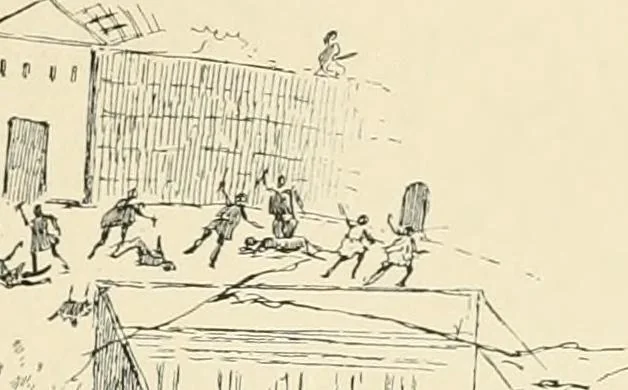 An illustration from Pompei : la ville, les moeurs, les arts, 1899, leaf 204