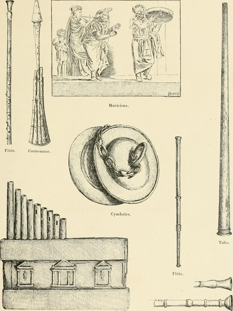 An illustration from Pompei : la ville, les moeurs, les arts, 1899, leaf 224