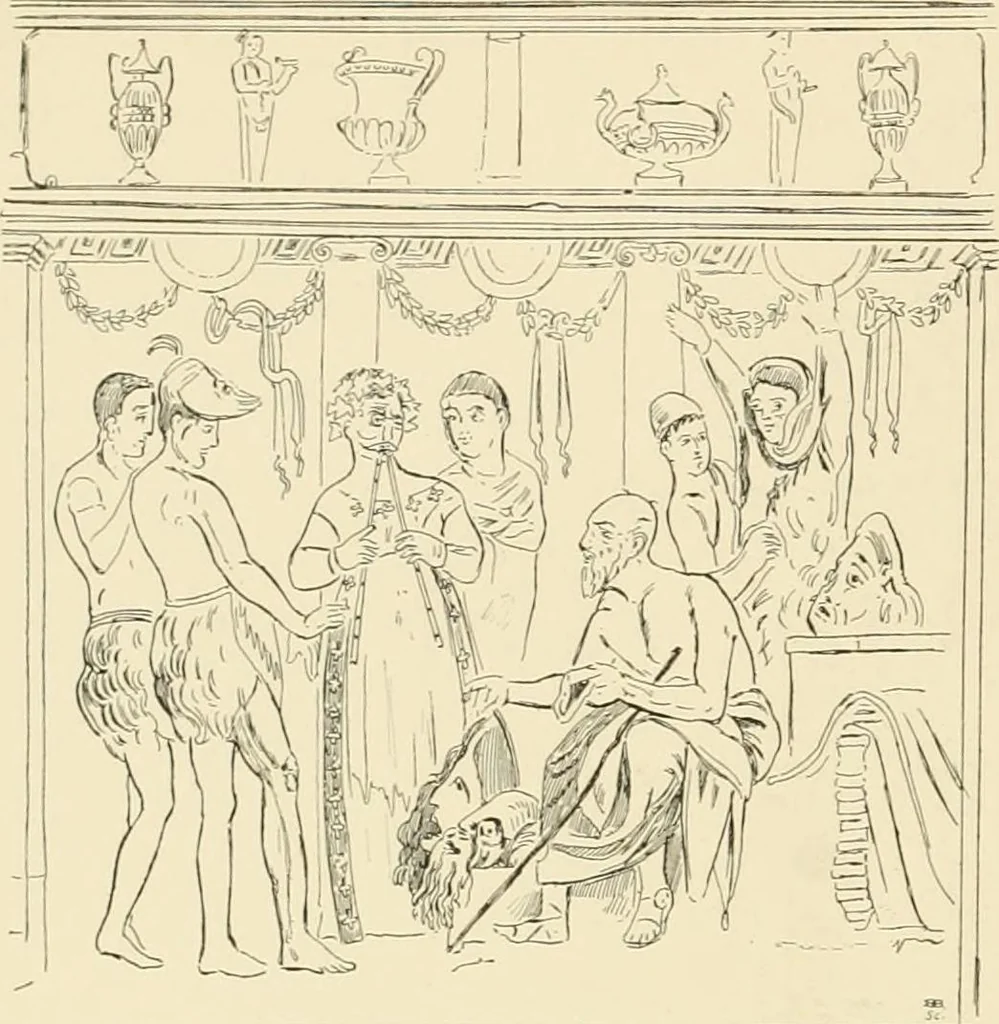 An illustration from Pompei : la ville, les moeurs, les arts, 1899, leaf 233