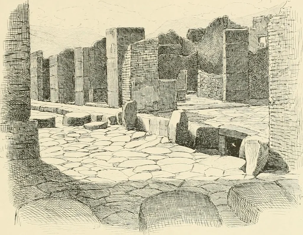 An illustration from Pompei : la ville, les moeurs, les arts, 1899, leaf 238