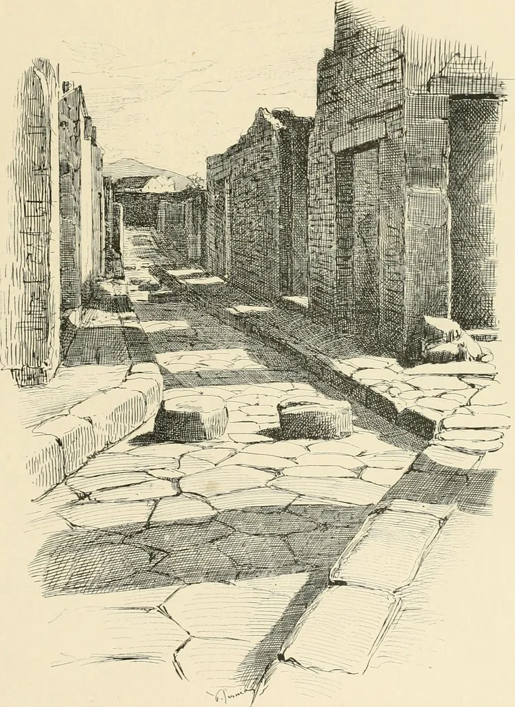 An illustration from Pompei : la ville, les moeurs, les arts, 1899, leaf 240