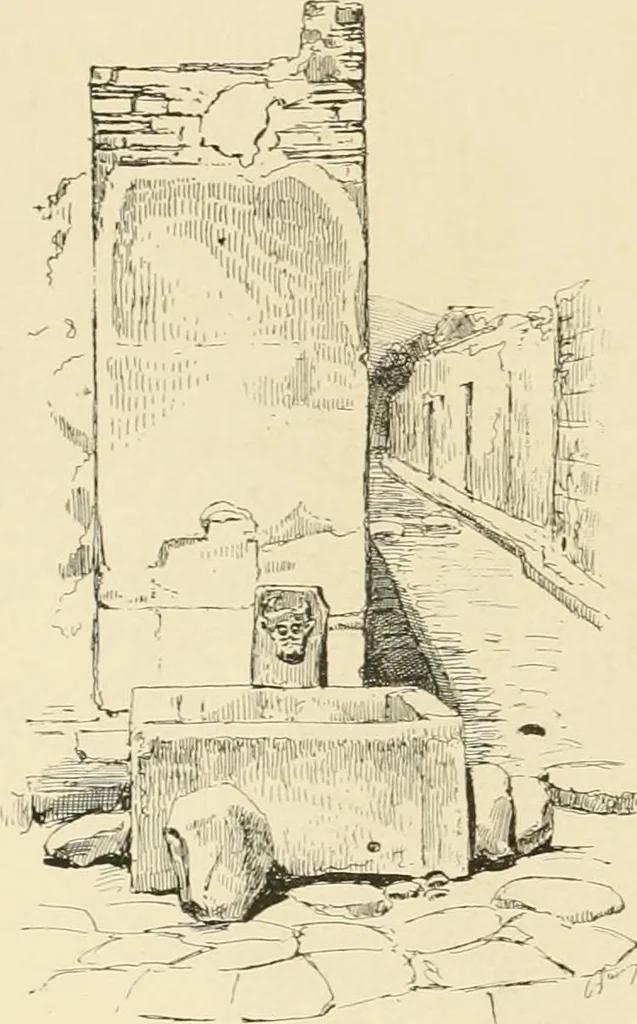 An illustration from Pompei : la ville, les moeurs, les arts, 1899, leaf 241
