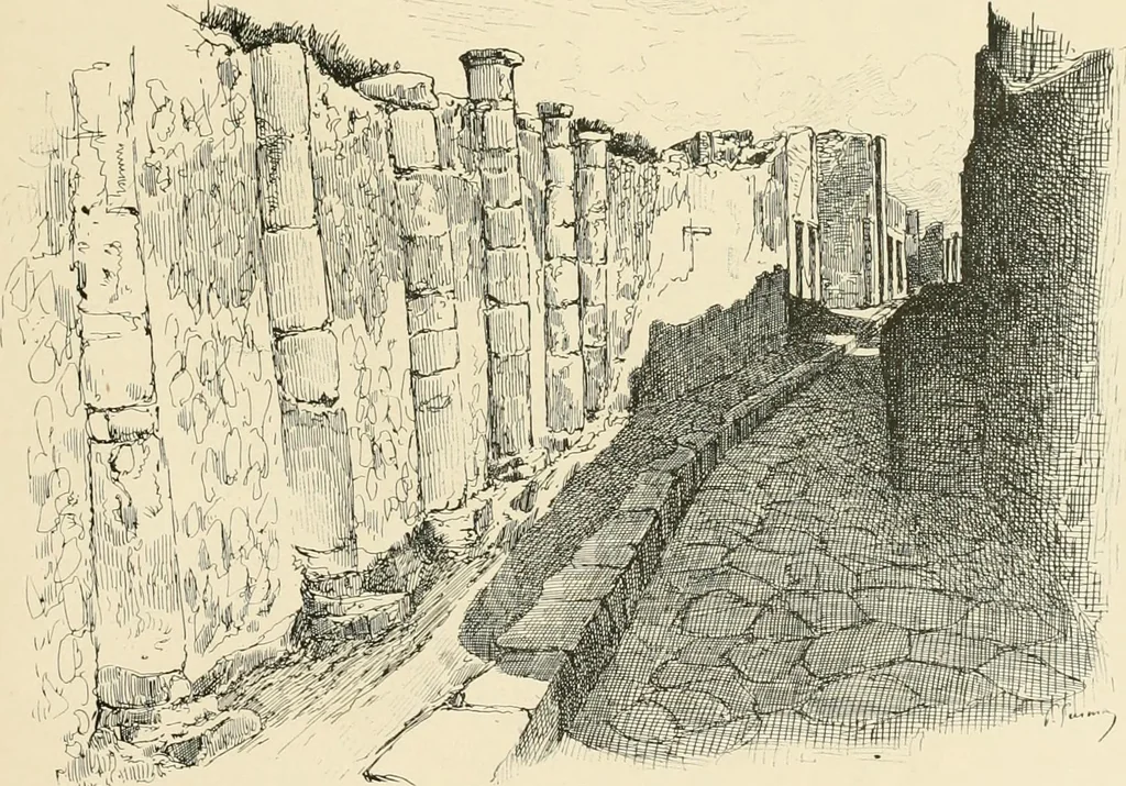 An illustration from Pompei : la ville, les moeurs, les arts, 1899, leaf 244