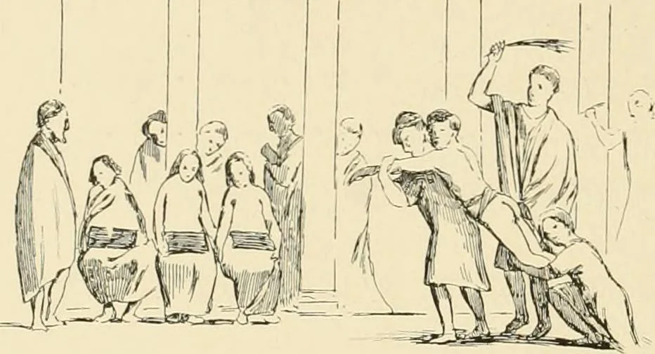 An illustration from Pompei : la ville, les moeurs, les arts, 1899, leaf 253