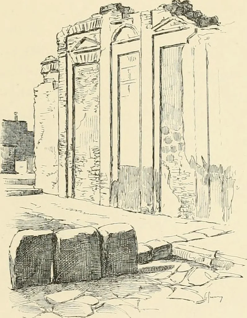 An illustration from Pompei : la ville, les moeurs, les arts, 1899, leaf 274