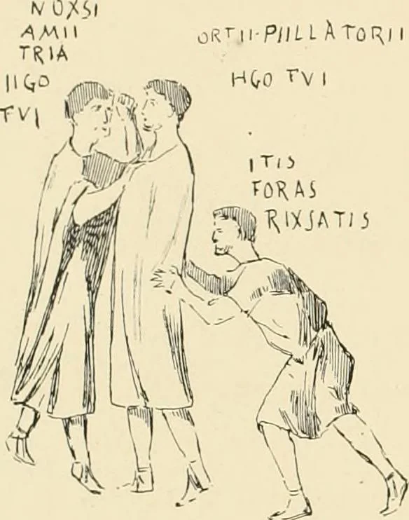 An illustration from Pompei : la ville, les moeurs, les arts, 1899, leaf 285