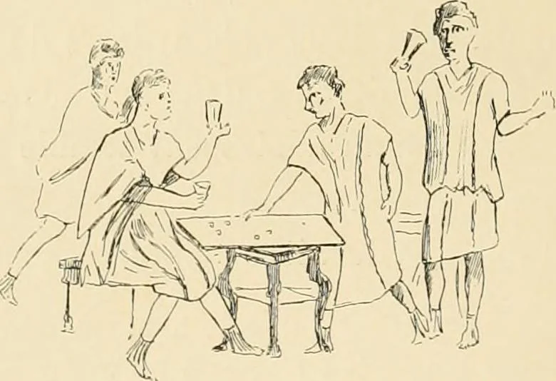 An illustration from Pompei : la ville, les moeurs, les arts, 1899, leaf 287