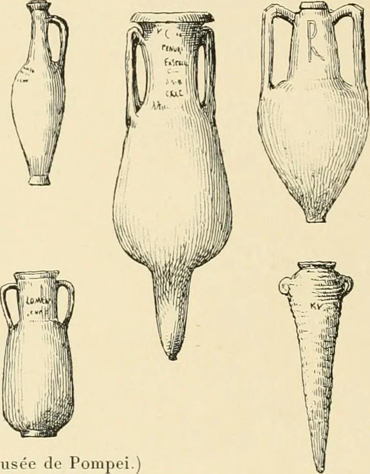 An illustration from Pompei : la ville, les moeurs, les arts, 1899, leaf 297