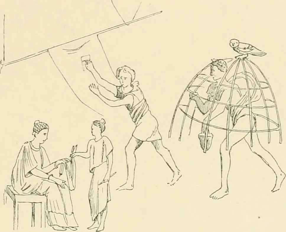 An illustration from Pompei : la ville, les moeurs, les arts, 1899, leaf 314