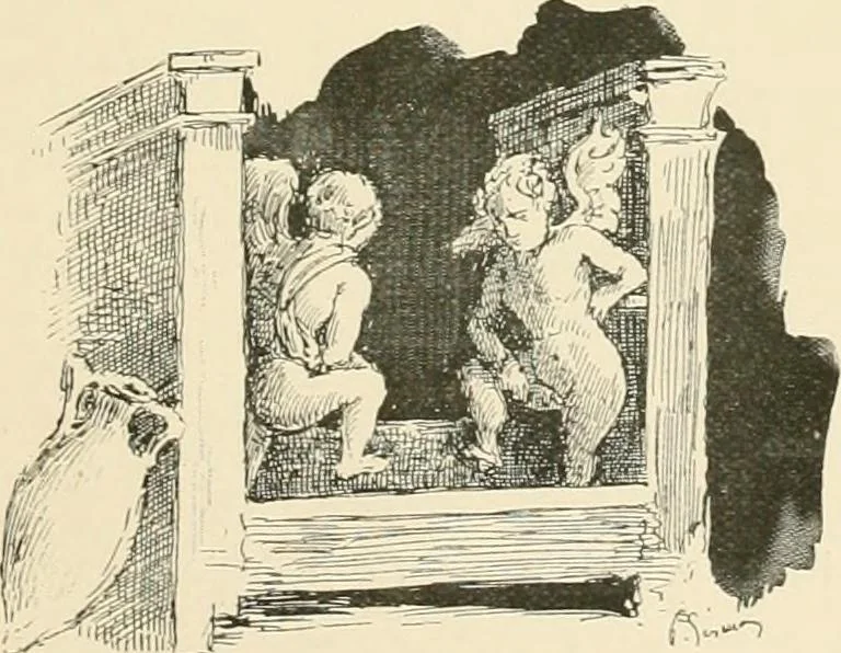An illustration from Pompei : la ville, les moeurs, les arts, 1899, leaf 314